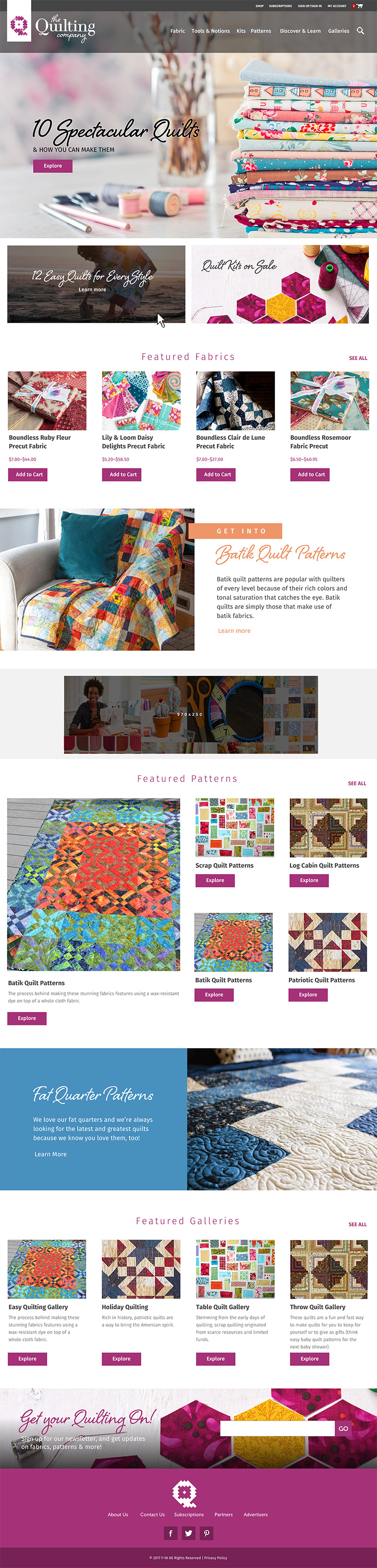 Quilting Homepage